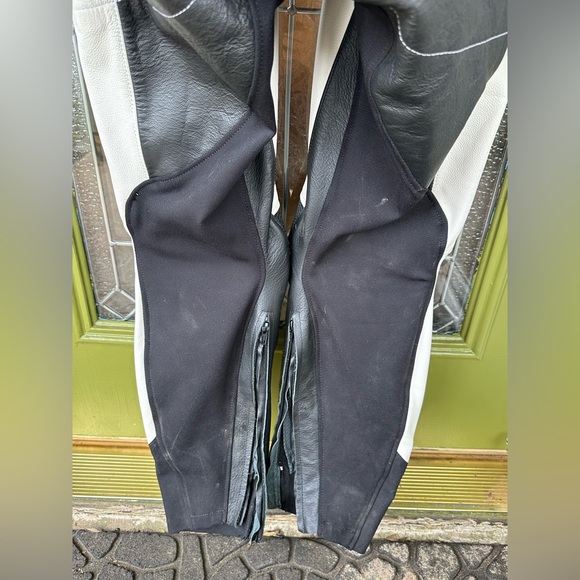 Spidi Tronik Wind Pro White Black Men’s Size 52 Leather Racing Track Suit - Picture 12 of 16